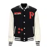 Propaganda Men's College Jacket Nightmare Varsity Black/white In Black/white