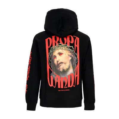 Propaganda Men's Hoodie Hoodie Black