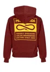 Propaganda Men's Hoodie Label Og Hoodie Garnet In Garnet
