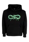 Propaganda Men's Hoodie Logo Slime Hoodie Black In Black
