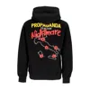 Propaganda Men's Hoodie Nightmare Hoodie Black In Black