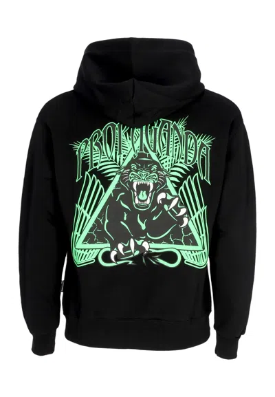 Propaganda Men's Hoodie Triangle Panther Hoodie Black