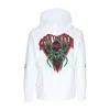 Propaganda Men's Hoodie Triangle Web Hoodie White In White