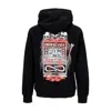 Propaganda Men's Lightweight Hooded Sweatshirt Addict Hoodie Black In Black
