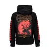 Propaganda Men's Lightweight Hooded Sweatshirt Cortex Hoodie Black In Black