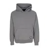 Propaganda Men's Lightweight Hooded Sweatshirt Label Hoodie Grey In Grey