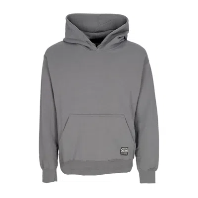 Propaganda Men's Lightweight Hooded Sweatshirt Label Hoodie Grey