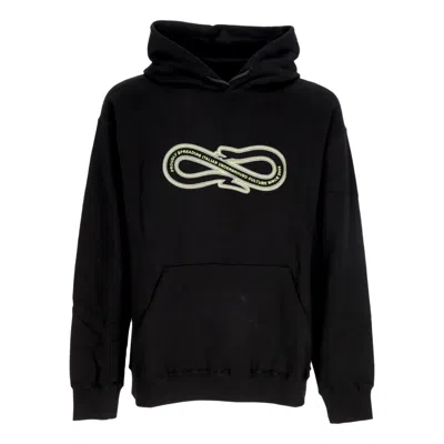 Propaganda Men's Lightweight Hooded Sweatshirt Logo Baseball Hoodie Black