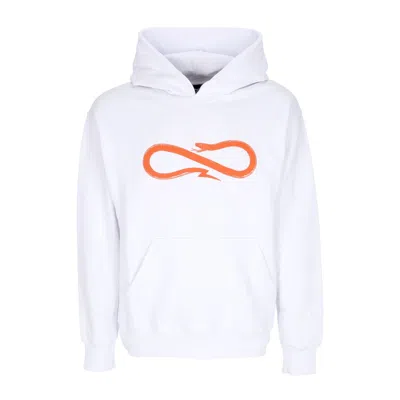Propaganda Men's Lightweight Hooded Sweatshirt Logo Hoodie White