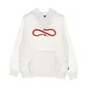 Propaganda Men's Lightweight Hooded Sweatshirt Logo Red Hoodie Natural/red In Natural/red