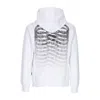 Propaganda Men's Lightweight Hooded Sweatshirt Ribs Bandana Hoodie White In White