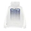 Propaganda Men's Lightweight Hooded Sweatshirt Ribs Blue Hoodie Natural/blue In White