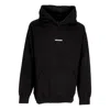 Propaganda Men's Lightweight Hooded Sweatshirt Ribs Classic Hoodie Black In Black