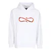 Propaganda Men's Lightweight Hooded Sweatshirt Steel Logo Hoodie White In White