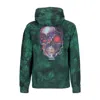 Propaganda Men's Lightweight Hooded Sweatshirt Terminator Hoodie Tie Dye Green In Tie Dye Green