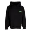 Propaganda Men's Lightweight Hooded Sweatshirt Triangle Panther Hoodie Black In Black