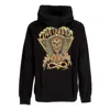 Propaganda Men's Lightweight Hooded Sweatshirt Triangle Pharao Hoodie Black In Black