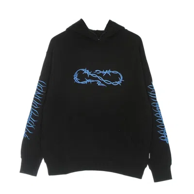 Propaganda Men's Lightweight Hooded Sweatshirt Wire Blue Hoodie Black/blue