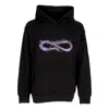 Propaganda Men's Lightweight Hooded Sweatshirt With Venom Logo Hoodie Black In Black