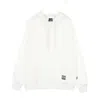 Propaganda Men's Lightweight Hooded Zip Sweatshirt Ribs Gradient Zip Hoodie White In White