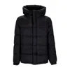 Propaganda Men's Puffer Black Down Jacket In Black