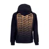 Propaganda Men's Ribs Skin Hoodie Black In Black