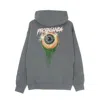 Propaganda Men's Scarful Eye Hoodie Grey In Grey