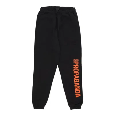 Propaganda Men's Sweatpants Tracksuit Logo Vertical Sweatpant Black