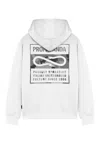 Propaganda Men's Sweatshirt  Label Camo Zip In White