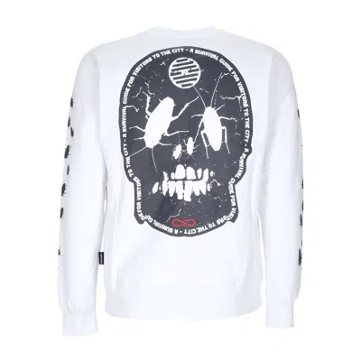 Propaganda Rank Crewneck Men's Sweatshirt White
