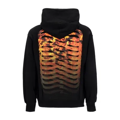 Propaganda Ribs Hell Hoodie Black Men's Lightweight Hooded Sweatshirt
