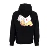 Propaganda Royal Flush Hoodie Black Men's Lightweight Hooded Sweatshirt In Black