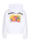 Propaganda Women's Short Hoodie W Pyromantics Croptop Hoodie White In White