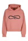 Propaganda Women's Short Hoodie W Woman Logo Croptop Hoodie Clay In Clay