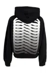 Propaganda Women's Short Hoodie W Women Ribs Croptop Hoodie Black In Black