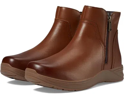 Propã©t Propet Delphi Wfa006l Womens Us 11 Brown Leather Side Zipper Ankle Boots Zogg235
