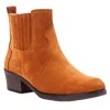 Propã©t Propet Reese Wfx145lcopn-11 Boot Women's Us 9.5 Brown Suede Ankle Bootie Khd1022