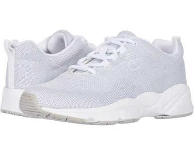 Propã©t Propet Stability Fly Sneakers Women's Us 5.5 White Silver Lifestyle Shoes Fzp325