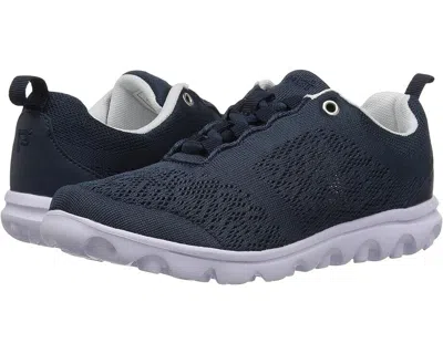 Propã©t Propet Travelactiv Sneakers Women's Us 6 Navy Round Toe Casual Shoes Khd1007