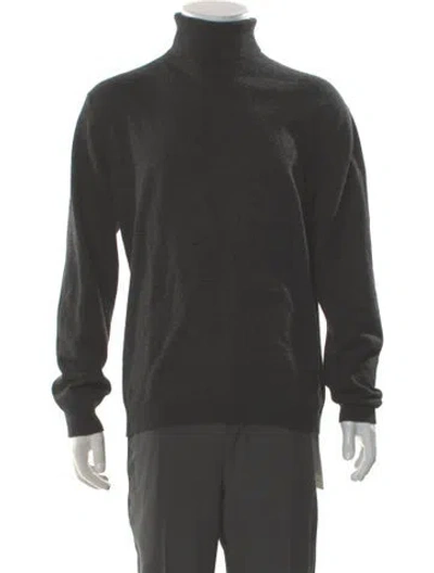 Pre-owned Proper Cloth Cashmere Turtleneck Pullover In Gray