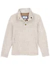 Properly Tied Boy's Upland Pullover Jacket In Cream In Neutral