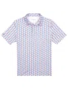 Properly Tied Men's Inlet Polo In Firecracker In Blue