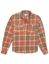 Properly Tied Men's Ranch Flannel In Jasper In Blue