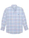 Properly Tied Men's Seasonal Sportshirt In Seaside In Blue