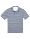 Properly Tied Men's Starboard Polo In River Blue In Blue