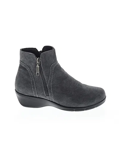 Pre-owned Propét Ankle Boots In Gray