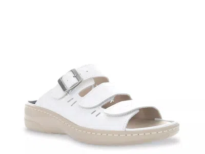 Propét Propet Breezy Walker Slide Sandal In White