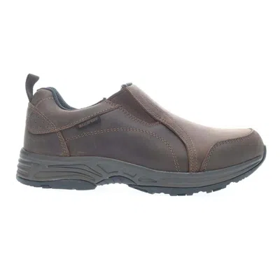 Propét Cash North Mcx124l Mens Us 8.5 Brown Leather Slip On Hiking Shoes Zpo1803