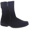 Propét Dani Mid Womens Faux Fur Ankle Winter & Snow Boots In Black