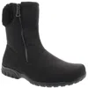 Propét Dani Mid Womens Water Repellent Faux Fur Winter & Snow Boots In Black